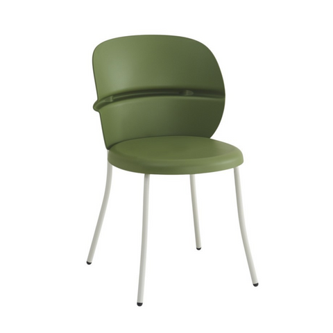 Sarge Dining Chair - Green/Greyish Legs