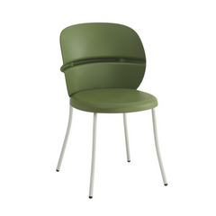 Sarge Dining Chair - Green/Greyish Legs