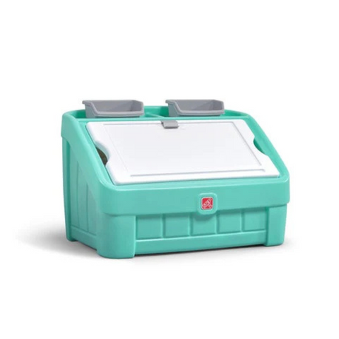 Step 2® 2-in-1 Toy Box & Art Lid™ - Mint