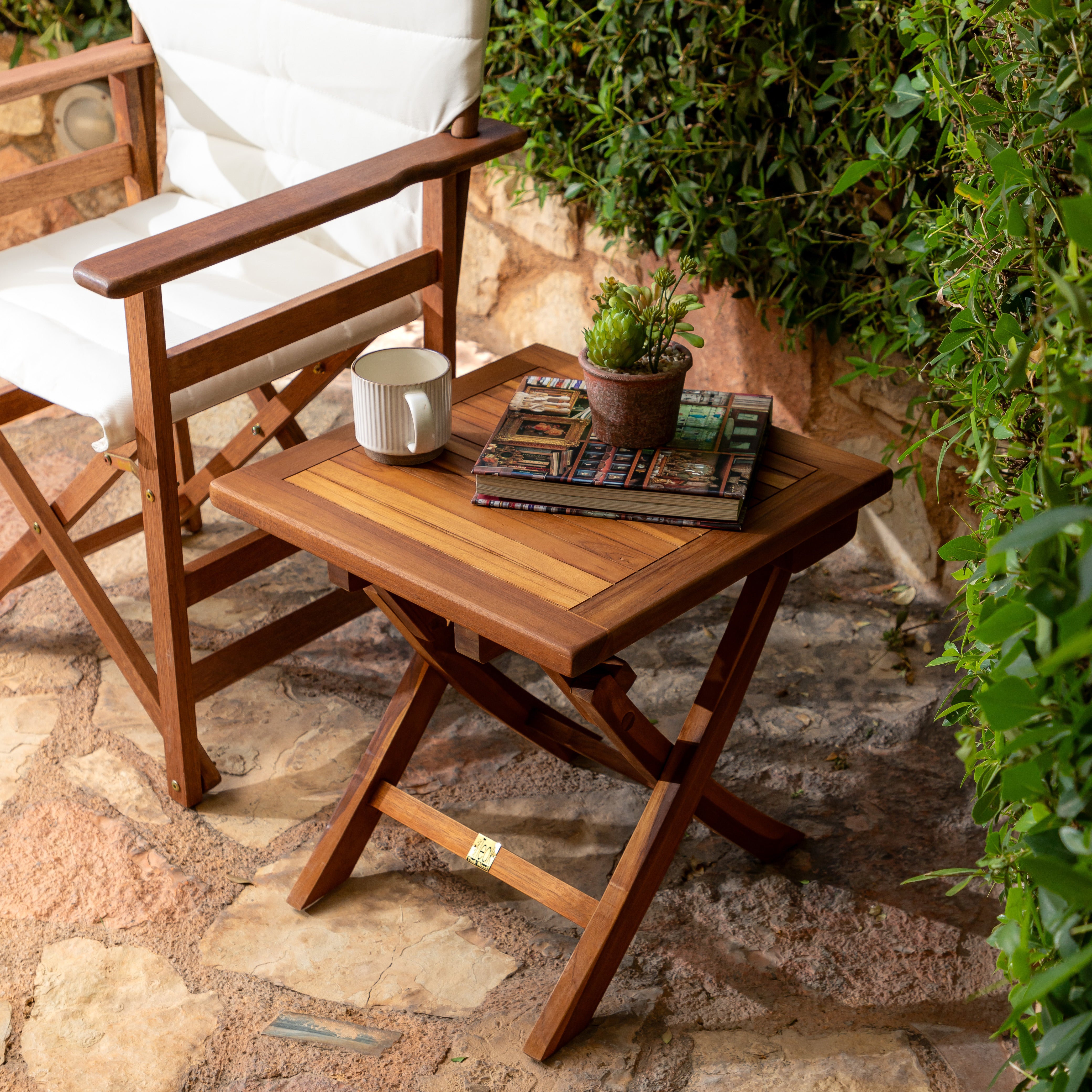 Venis Mini Folding End Table
