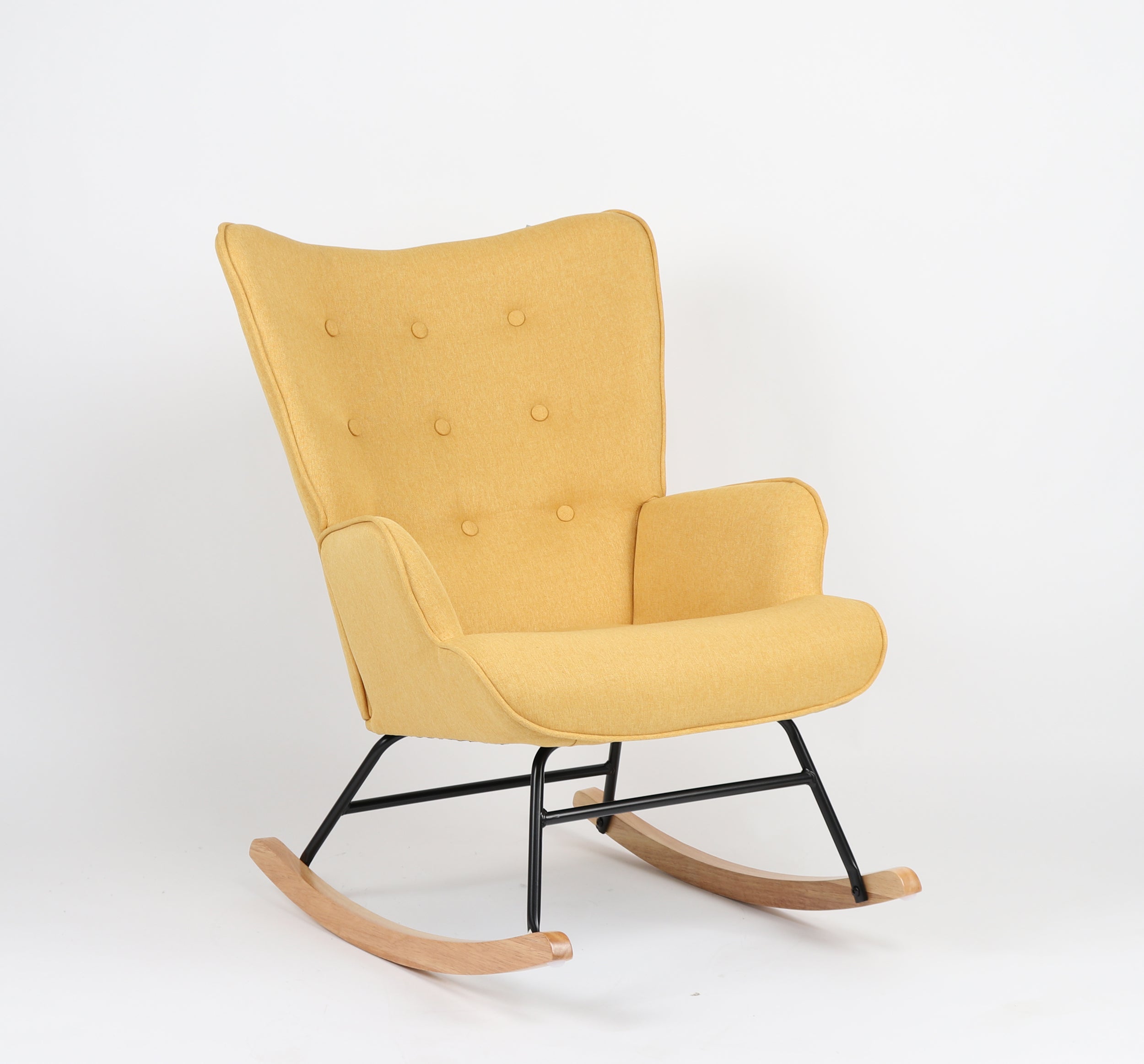 Mustard Rocking Chair Rocking Chair Nicol - Mustard – Aliss Puerto Rico