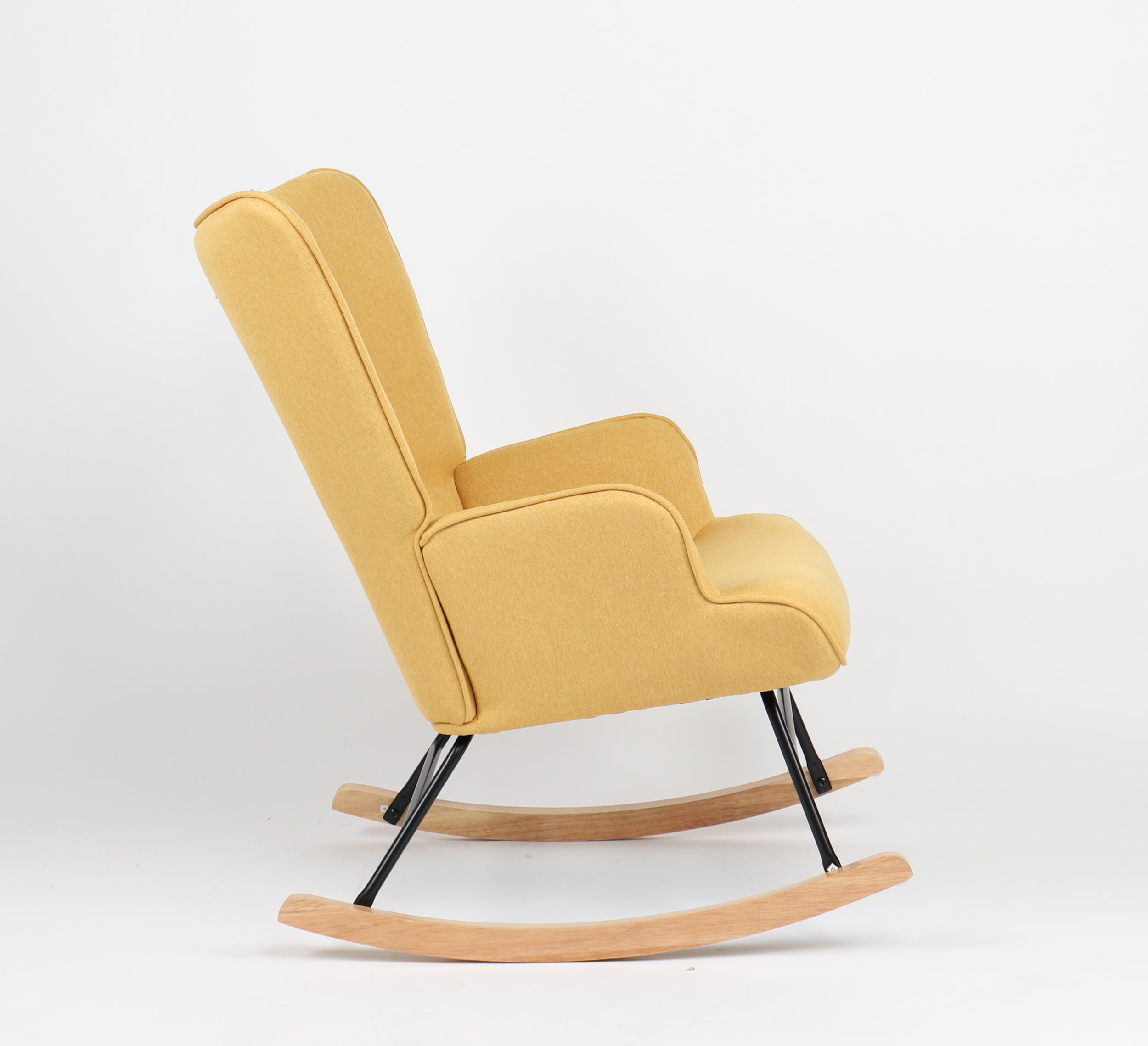 Mustard Rocking Chair Rocking Chair Nicol - Mustard – Aliss Puerto Rico