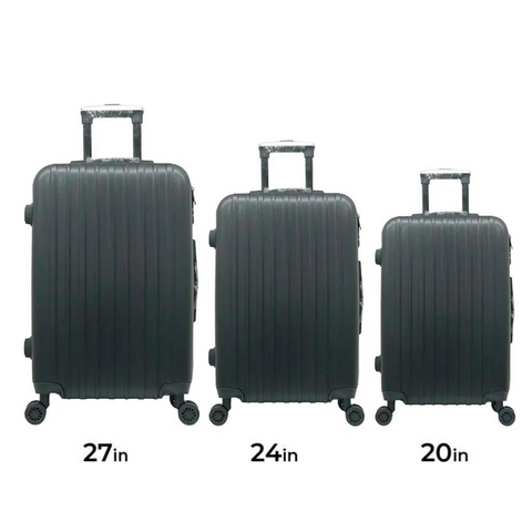 Luggage Set 3 pcs. W / Wheel - Black