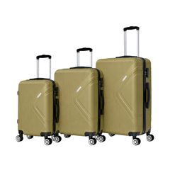 Luggage Set 3 pcs. W / Wheel - Olive Green