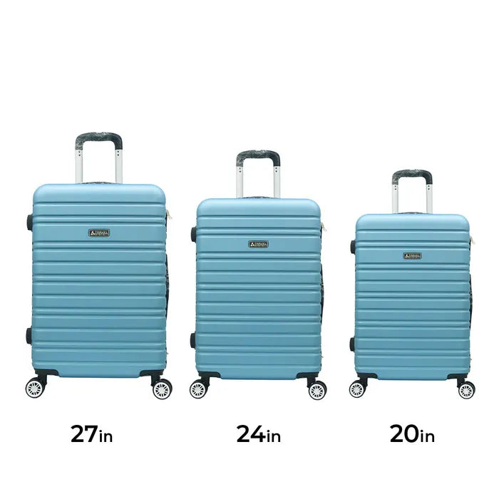 Luggage Set 3 pcs. W / Wheel - Light Blue