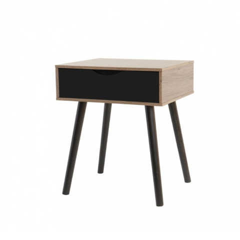 Night Stand - Black/Oak