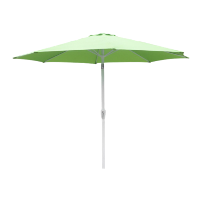 Market Umbrella - Lemon / White Pole