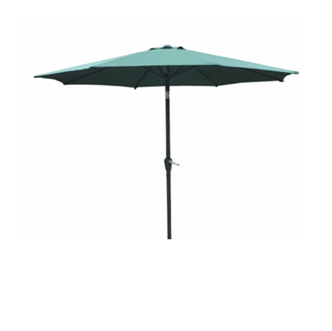 Market Umbrella - Green / Grey Pole