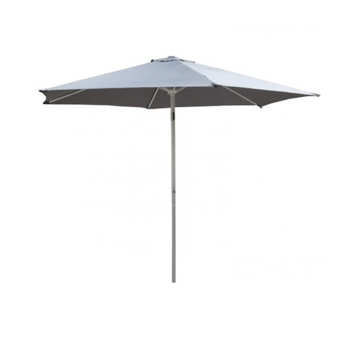 Market Umbrella - Grey / White Pole