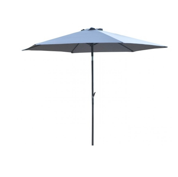 Market Umbrella - Grey / Grey Pole