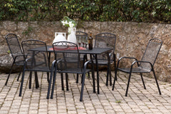 HARVEY STEEL PATIO SET (7PC)
