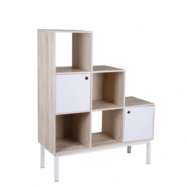 BOOKSELF STAIRS WHITE