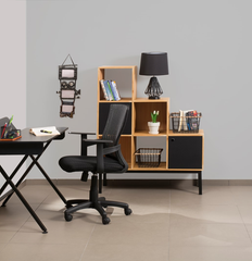 Bookshelf Stairs Black