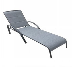 TESS SUN LOUNGER 79X27X39IN GRAY