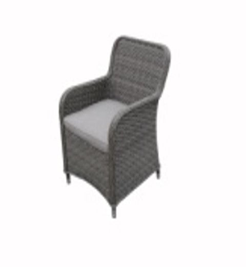 DALIA DINING ARMCHAIR 22X26X35IN BROWN
