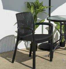 Lux Dining Armchair (Black)