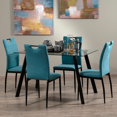 Korina Dining Chair - Blue-Green