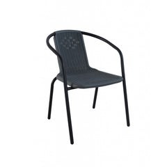 Arturo Patio Set - 4 Grey Chairs (Square Table)
