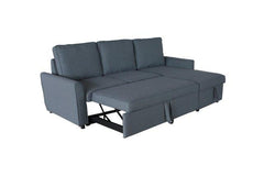 RUBY SECTIONAL CORNER SOFABED (DARK GREY)