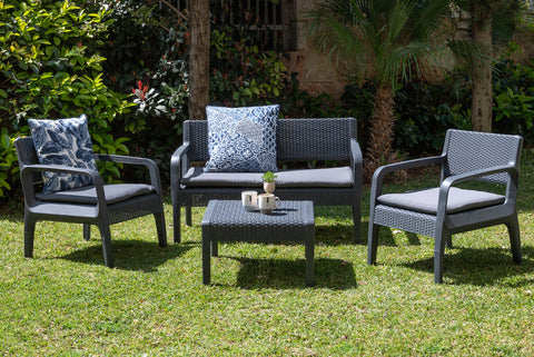 Electra Patio Set 4 pcs. (Black)