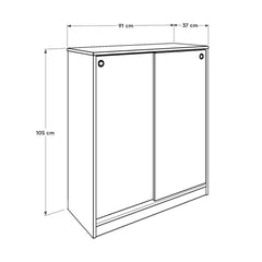 Sko Shoe Cabinet - White
