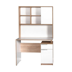 Computer Desk Mike (Natural/White)