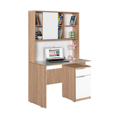 Computer Desk Mike (Natural/White)