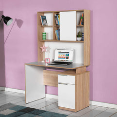 Computer Desk Mike (Natural/White)