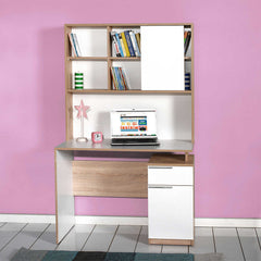 Computer Desk Mike (Natural/White)