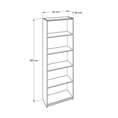 Arual Bookcase (Brown)