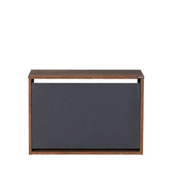 Shoe Cabinet W/Seat & Shoe Storage - Dark Brown