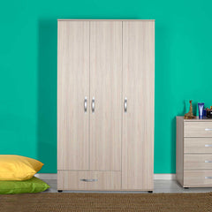 Dynamic Wardrobe W/Three Doors - Natural