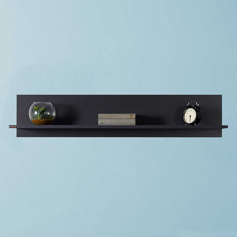 Raf Flat Wall Shelf - Dark Grey