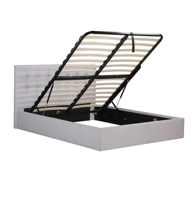 Queen Bed Leroy (Light Grey)