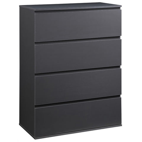 Porcia 4 Dreawers Chest - Black
