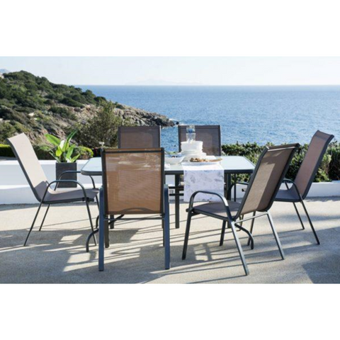 Santiago Patio Set - Brown