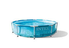 Intex - Beachside Metal Frame (10FT X 30IN) W/Filter Pump