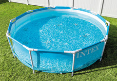Intex - Beachside Metal Frame (10FT X 30IN) W/Filter Pump