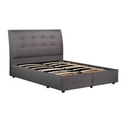 Queen Bed Marlen - Grey