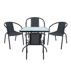 Arturo Patio Set - 4 pcs. (Square Table)