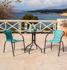 Bistro Set (Blue) 3 pcs.