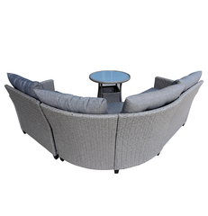 Gordon Corner Sofa Set W/Round Table