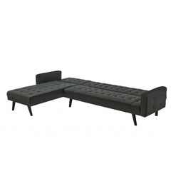 Armanto Sectional Sofa-Bed - Dark Grey
