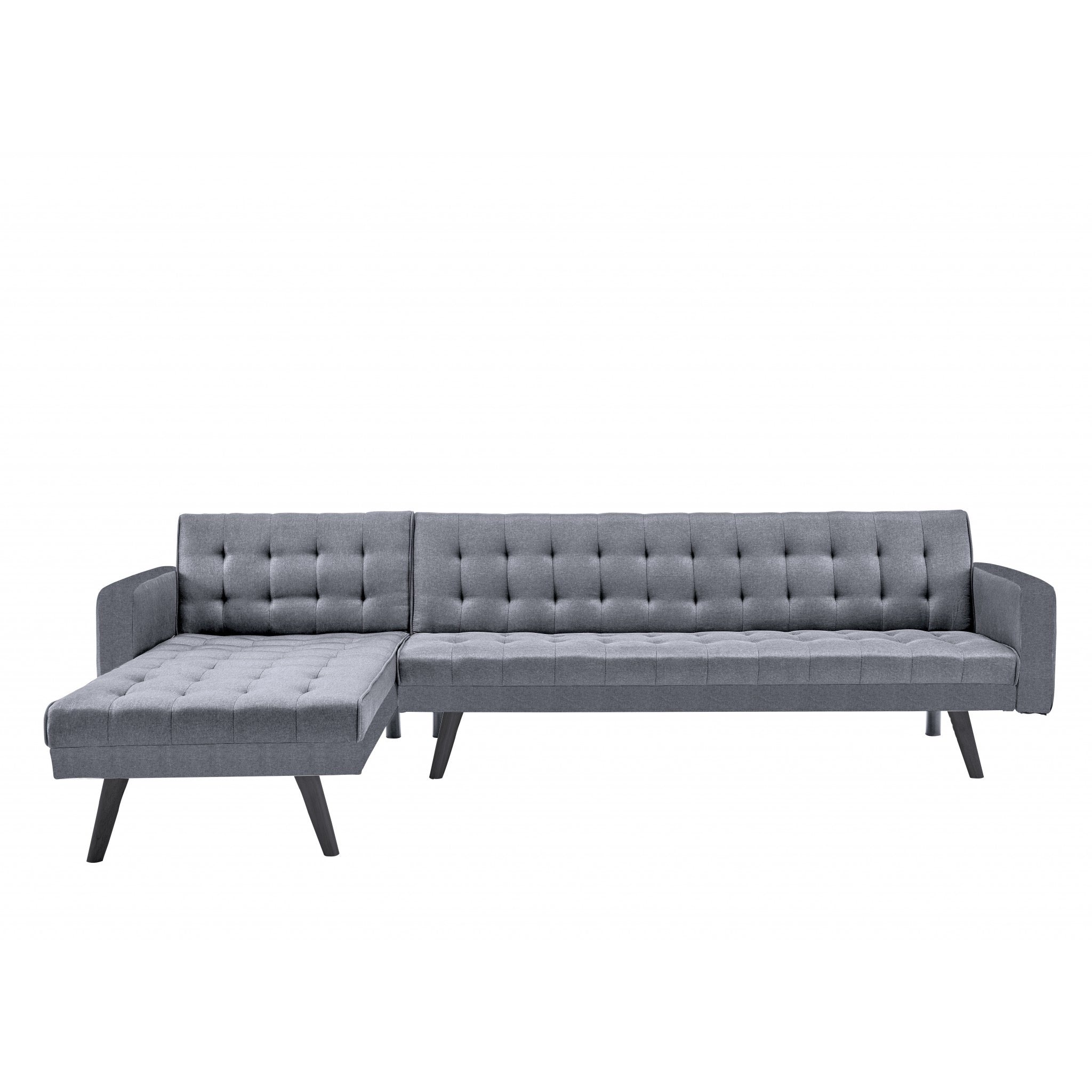 Armanto Sectional Sofa-Bed - Light Grey