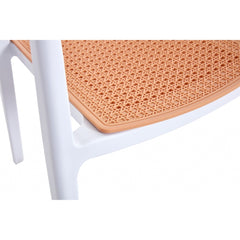 Erato Chair - White/Orange