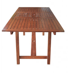 Avax Dining Patio Set - (7pcs.) Eucalyptus Wood