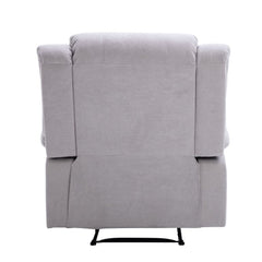 Cross Recliner Single Sofa - Light Grey