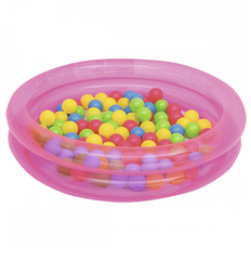 BESTWAY 2- RING BALL PIT PLAY POOL (50 PLAY BALLS)