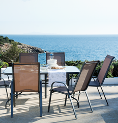 Santiago Patio Set - Brown