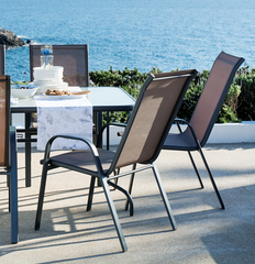 Santiago Patio Set - Brown
